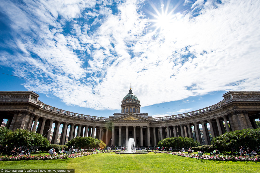 The Kazan Cathedral.