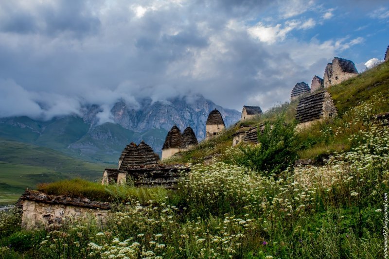 99 tombs and crypts of the City of the Dead were built in the 12th century by population of Dargavs...